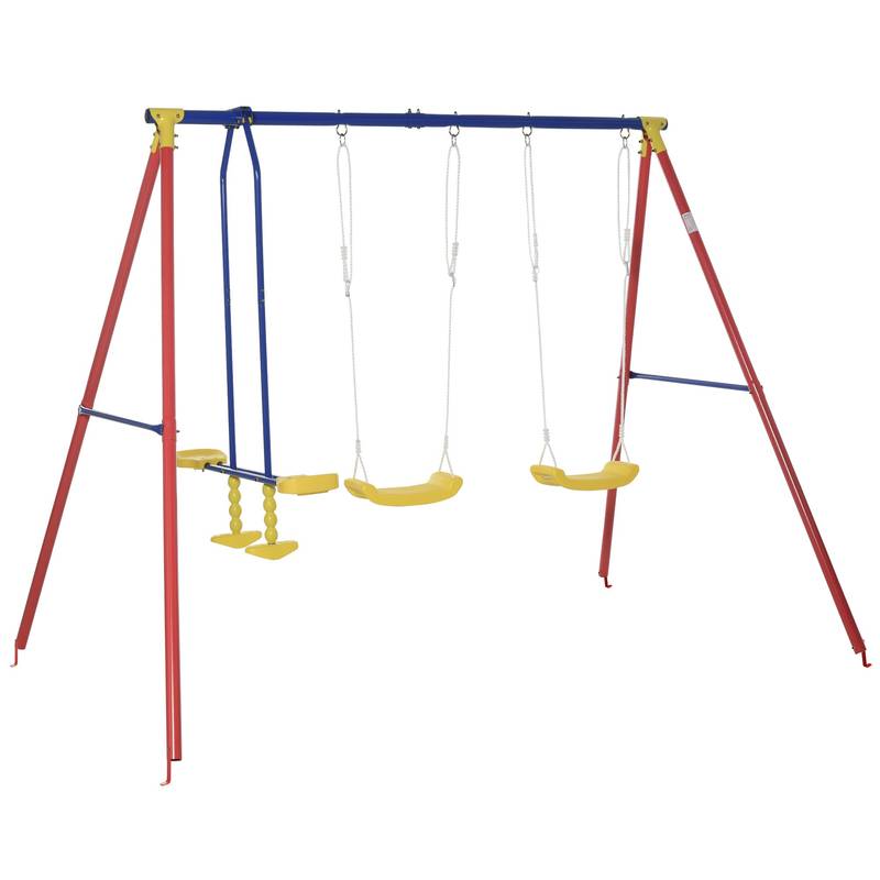 Outsunny Fun Swing Set Adventure
