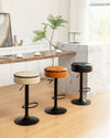 Stylish Swivel Bar Stools - Set of Two