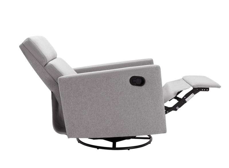 Cozy Gray Rocking Nursery Chair