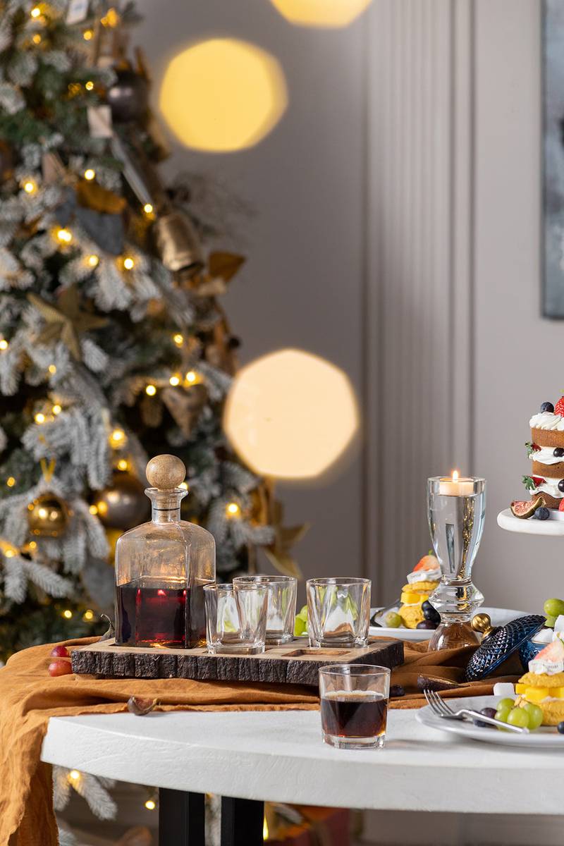 Alaine Mango Wood Bar Set