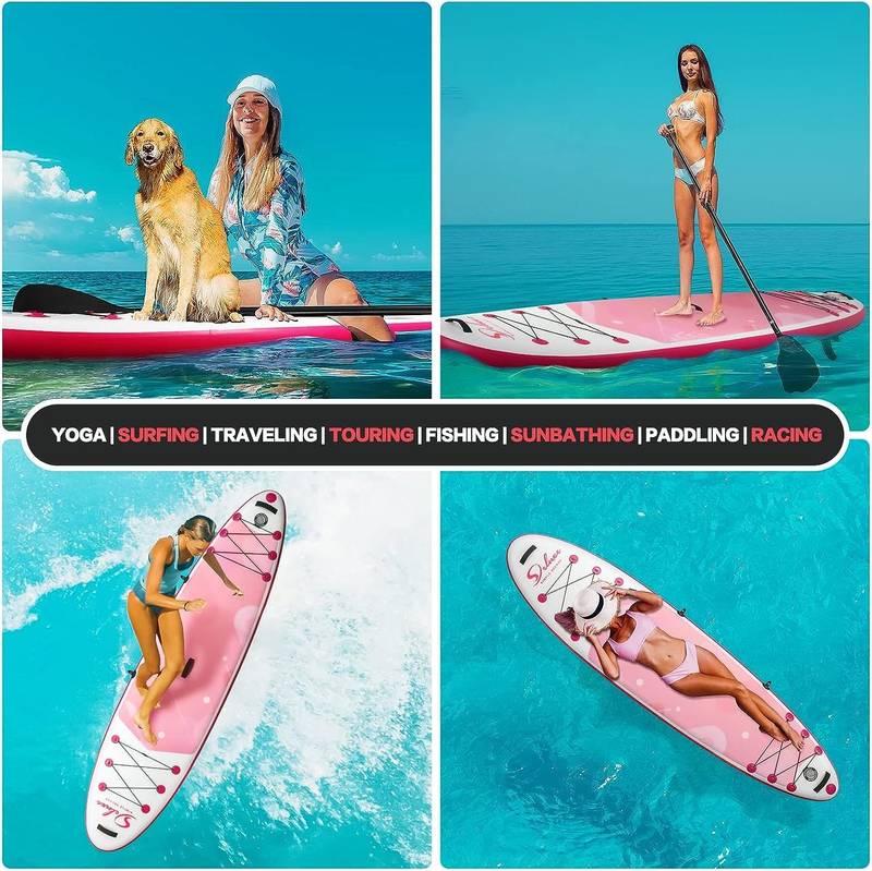 Pink Paddle Adventure: Ultimate Inflatable SUP for Everyone
