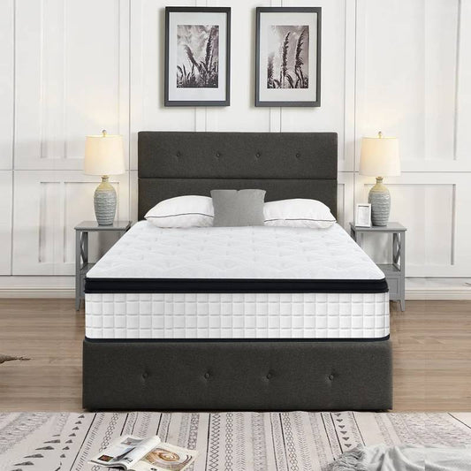 CoolComfort Hybrid Mattress - Twin Size 12 Inch Memory Foam Bliss