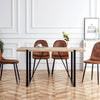 Rustic Industrial Wood Dining Table for Cozy Gatherings