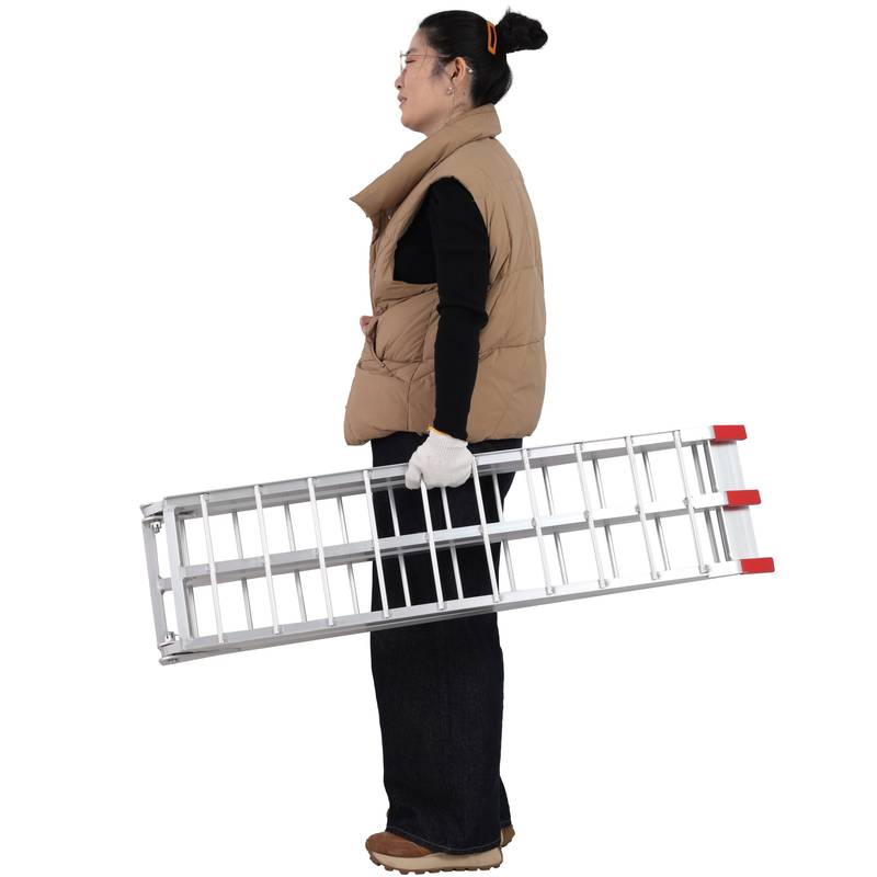 Heavy-Duty Loading Ramps with Safety Straps