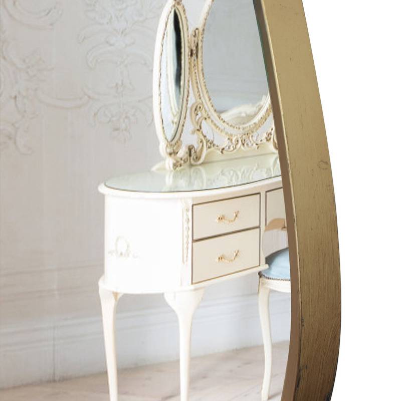 Vintage Arched Floor Mirror