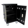 Smart Charge Cart for Tablets and Laptops with Lockable Storage
