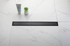 Sleek Stainless Shower Drain with Hair Catcher
