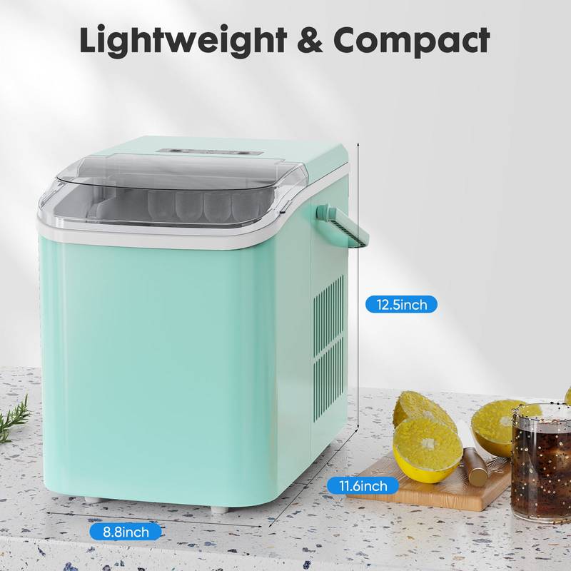 Chill Buddy: Green Portable Ice Maker