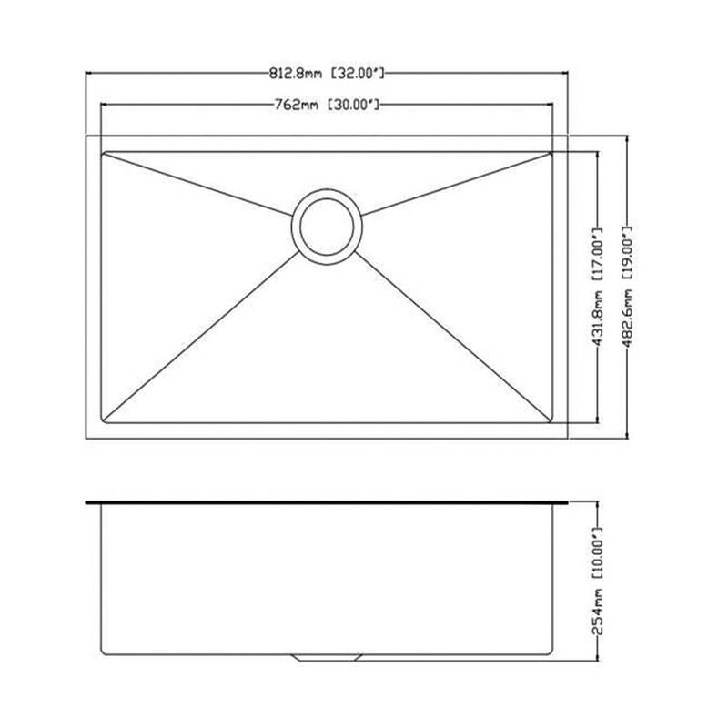Sleek Black Undermount Kitchen Sink