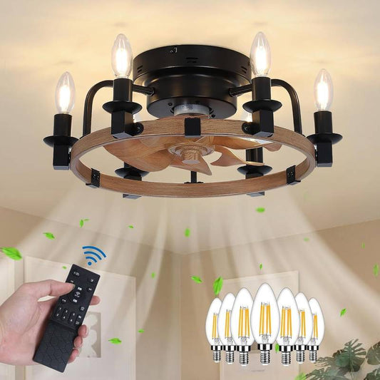 Cozy Glow Remote Ceiling Fan