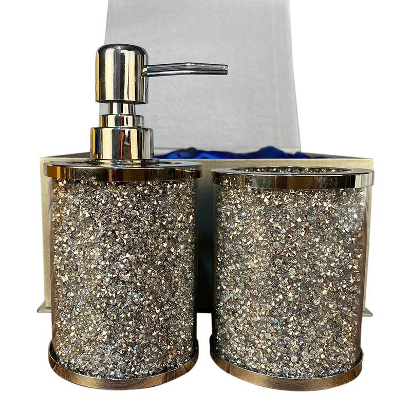 Stylish Soap & Toothbrush Set with Tray
