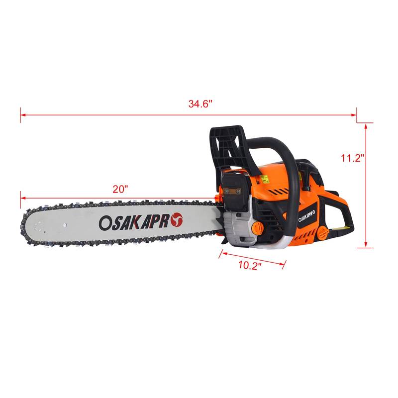 EcoFire Chainsaw - Powerful Tree & Wood Cutter