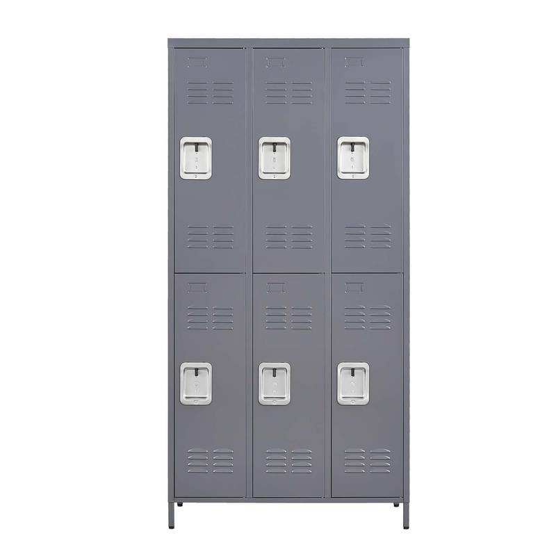 Stylish Gray Locker Storage for Home, Gym & Office