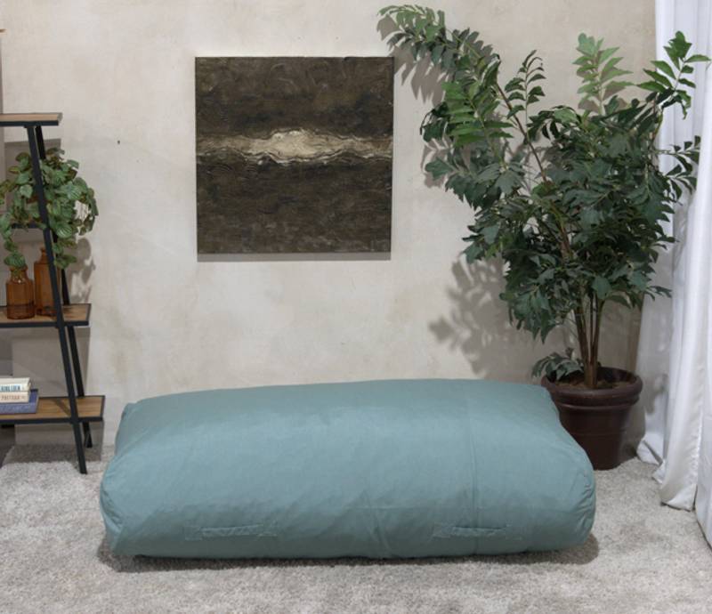 Teal Water-Resistant Bean Bag Lounger