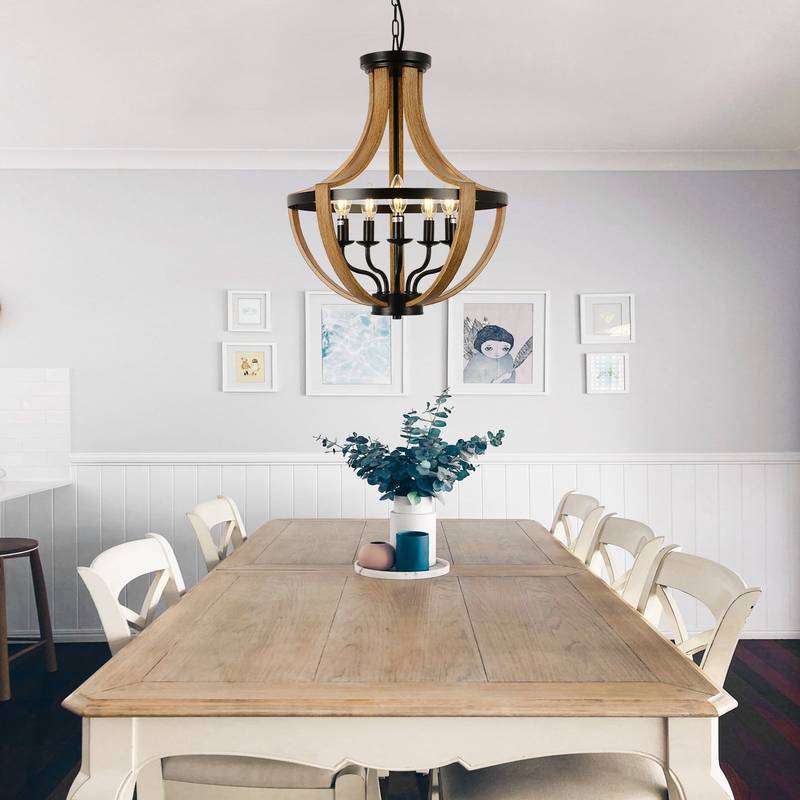 Chic 5-Light Modern Chandelier