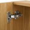 Stylish Wall-Mounted Bathroom Cabinet with Towel Rack and Shelves