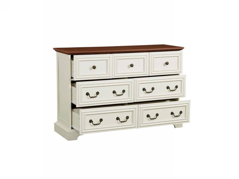 Rustic Charm 7-Drawer Dresser