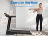 Foldable Fitness Treadmill with Speakers & Adjustable Incline