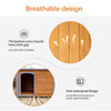 Cozy Canine Crib: Weatherproof Wooden Dog House for Comfort Year-Round