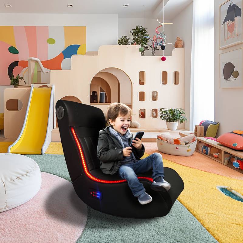 Ultimate Foldable Gaming Chair with Speakers & Vibe Massage