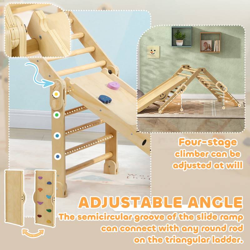 Adventure Playset: Colorful Indoor Climbing Fun for Toddlers