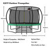JumpSphere Trampoline for Kids with Safety Net and Ladder