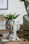Stylish Concrete Face Planter