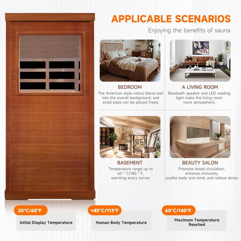 Cozy Infrared Sauna Retreat