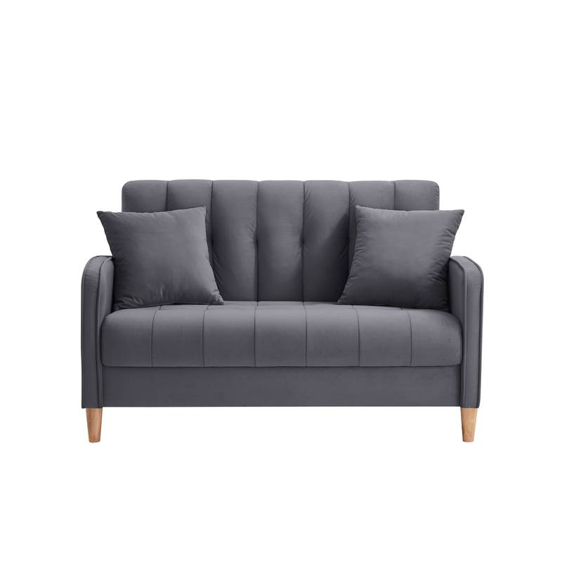 Chic Velvet Loveseat for Cozy Spaces