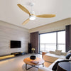 Chic Indoor Ceiling Fan with Remote and LED Light