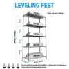MaxiSpace 5-Tier Wire Shelf Unit
