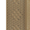 Natural Three-Panel Folding Room Divider