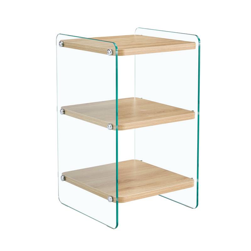 Stylish Trio Storage Nightstand