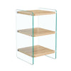 Stylish Trio Storage Nightstand