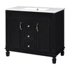 Sleek Modern Bathroom Vanity with Soft Close Doors and Drawers