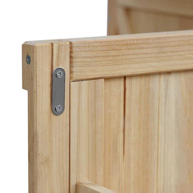 Farmhouse Rolling BBQ Bar & Storage Island