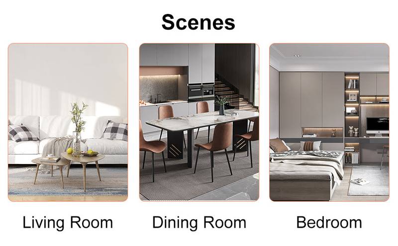 Stylish Gray Armless Dining Chairs Set