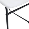 Chic White PU Leather Chair - Perfect for Modern Spaces!