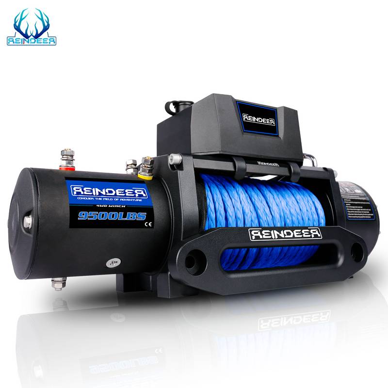 PowerMax Reindeer Electric Winch with Synthetic Rope & Wireless Control
