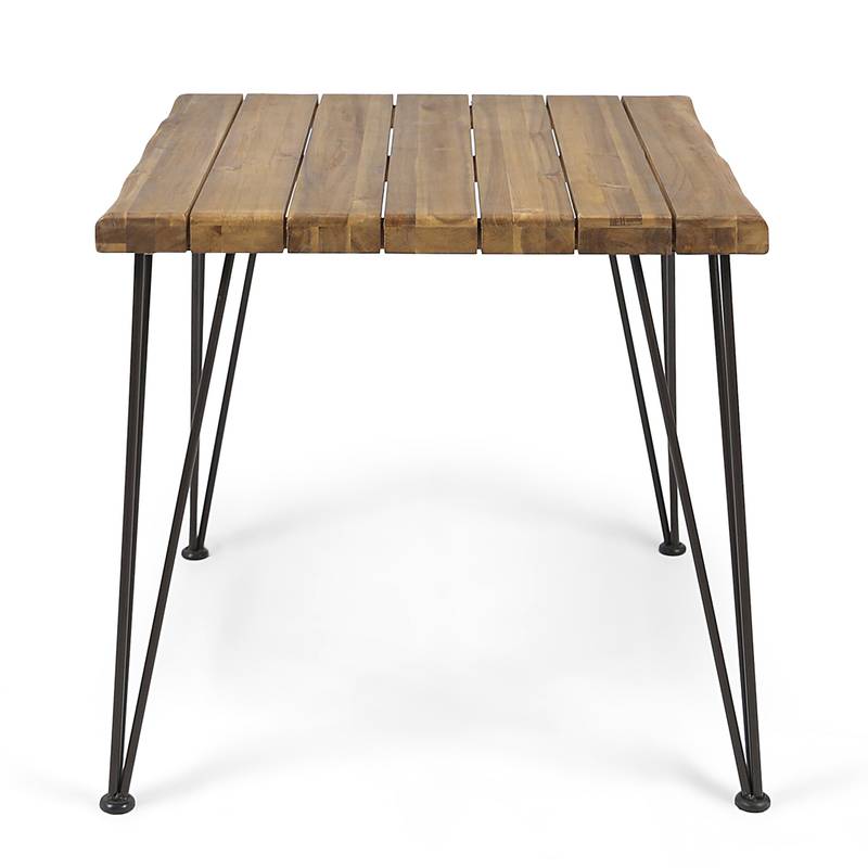 Zion Wood & Metal Blend Table