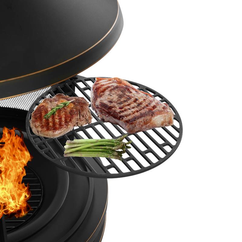 Cozy Two-in-One Outdoor Fire Pit & Heater
