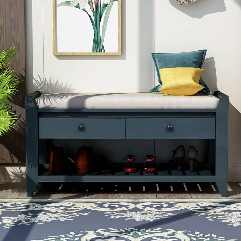 Comfort Seat Shoe Bench with Storage