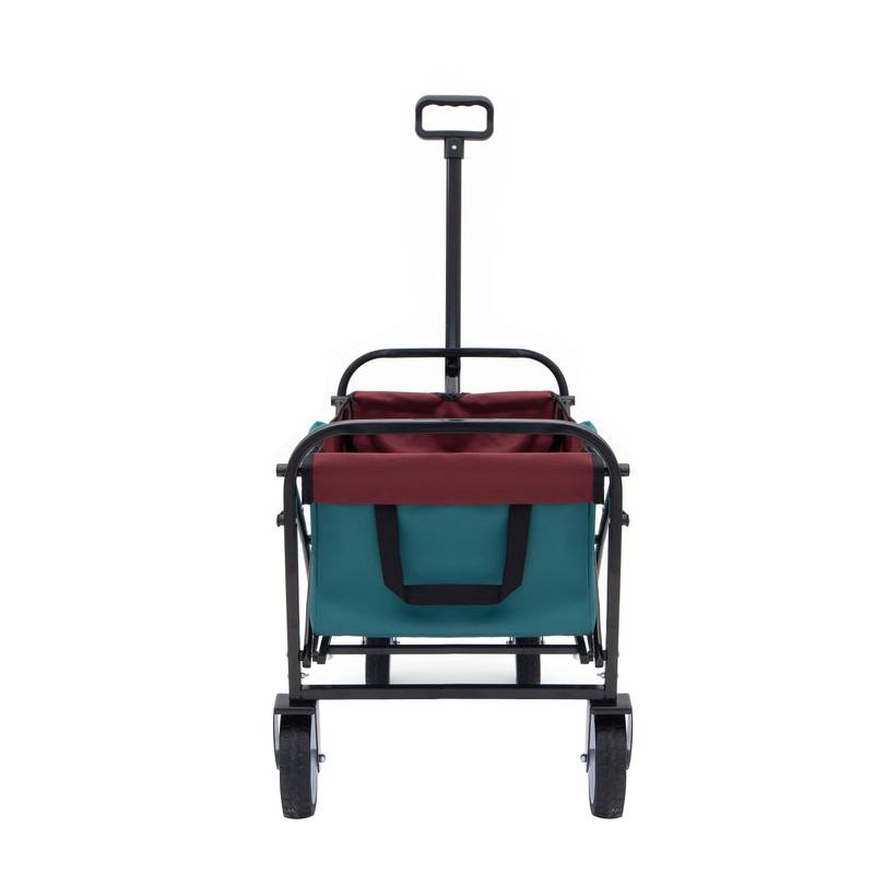 Cyan Collapsible Utility Wagon with Liners