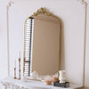 Vintage Arched Floor Mirror
