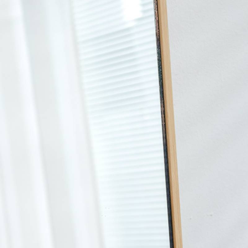 Elegant Full-Length Solid Wood Mirror