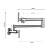 Space-Saver Kitchen Pot Filler Faucet