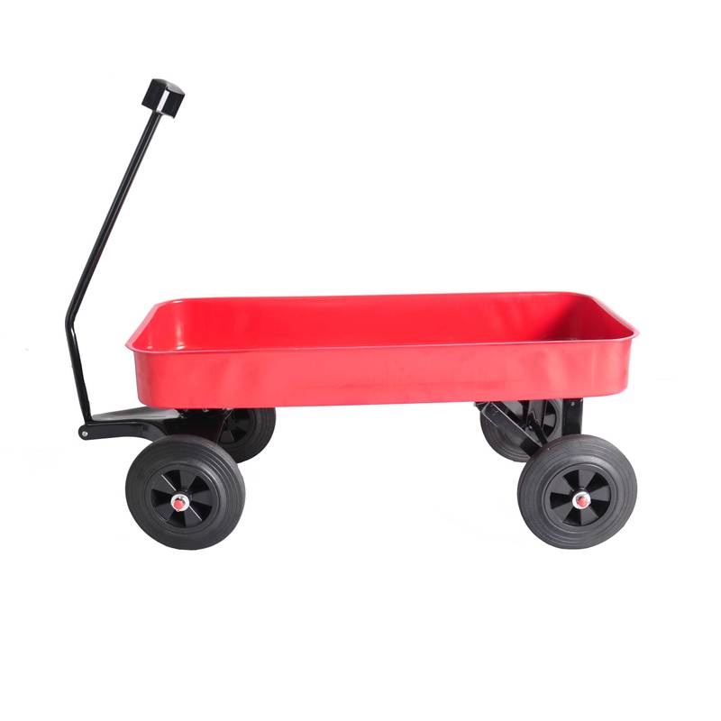 Rugged Red All-Terrain Garden Cart