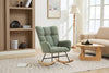 Cozy Green Rocking Glider - Perfect for Nurseries & Living Rooms