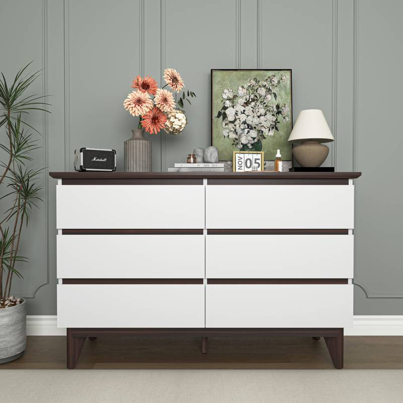 Chic Six-Drawer Storage Chest