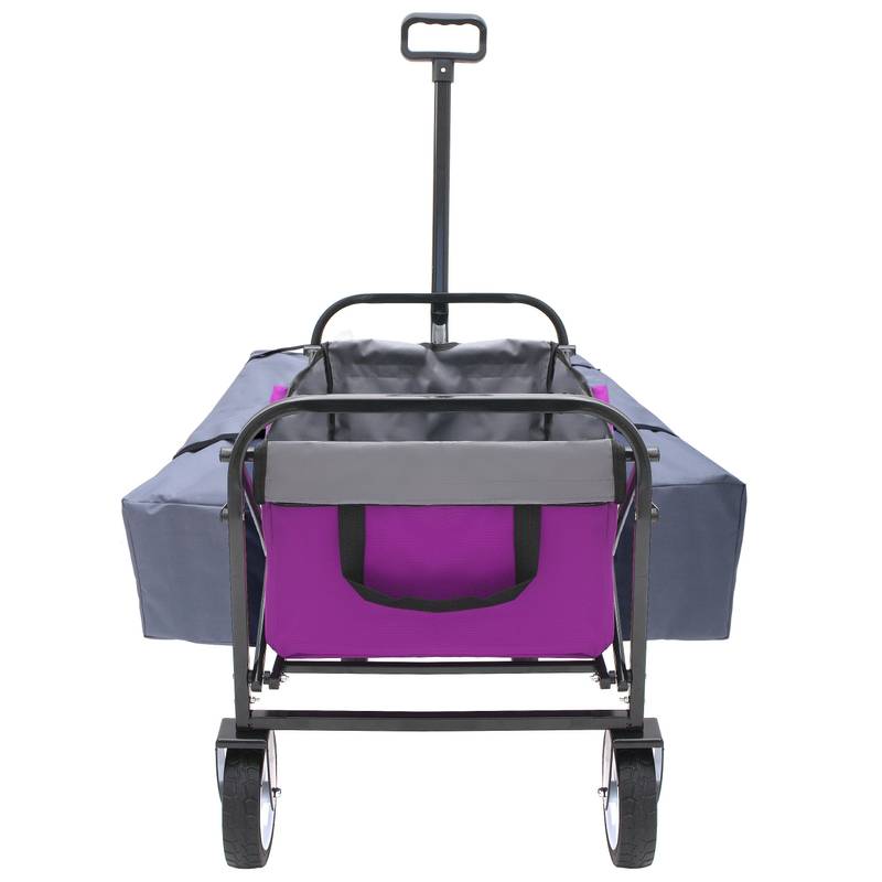 Purple Flexi Wagon: The Ultimate Collapsible Cart for All Your Adventures!